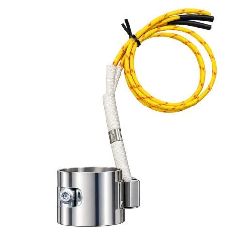 Pemanas Band Logam dengan Kabel Kuning